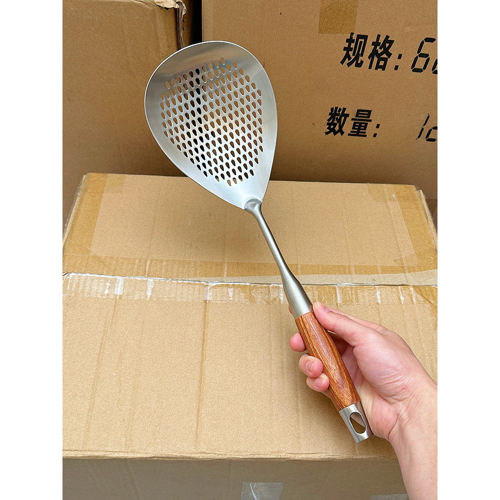 Coador grande de aço inoxidável 304, produto comestível, cozinha doméstica, dreno frito, macarrão, bolinhos, sucata, mal