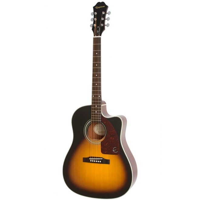 VIOLAO EPIPHONE AJ210CE OUTFIT COM CASE VS - VINTAGE SUNBURST