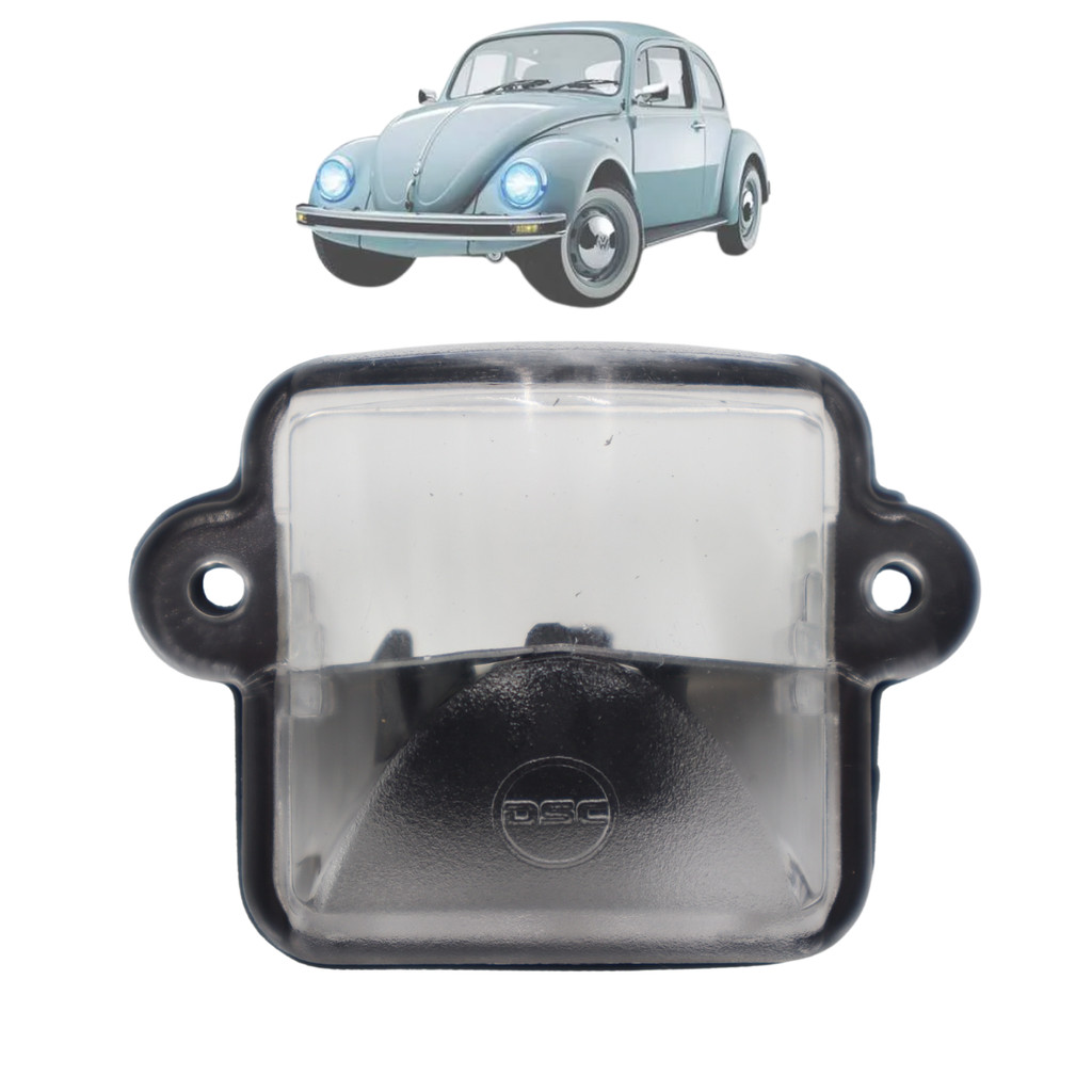 Lanterna De Placa Fusca 1969 1970 1971 1972 1973 1974 1975 1976 Até 1996 Com Soquete