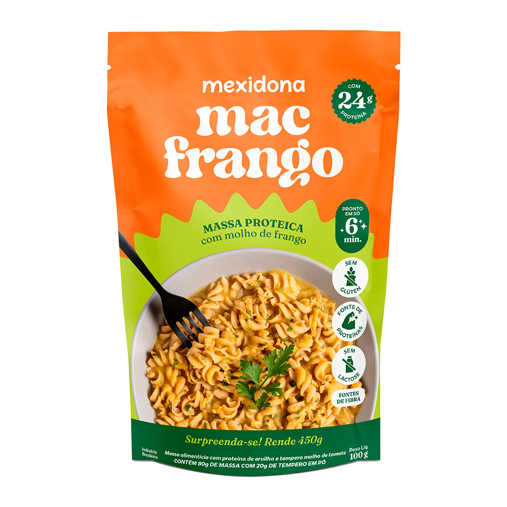 Mac Frango 100g Mexidona Pronto Sabor Frango Prático