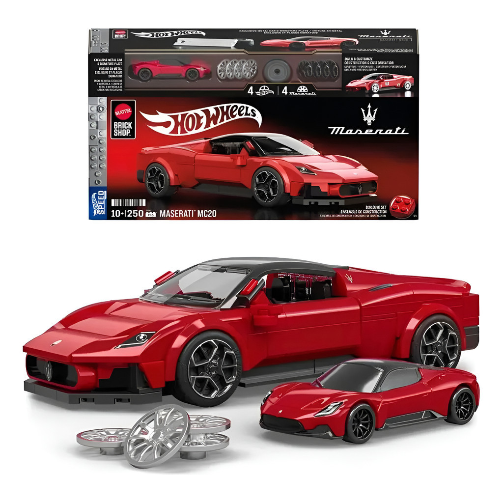 Hot Wheels Monte E Customize Brick Shop  Maserati Mc20 Jfr90