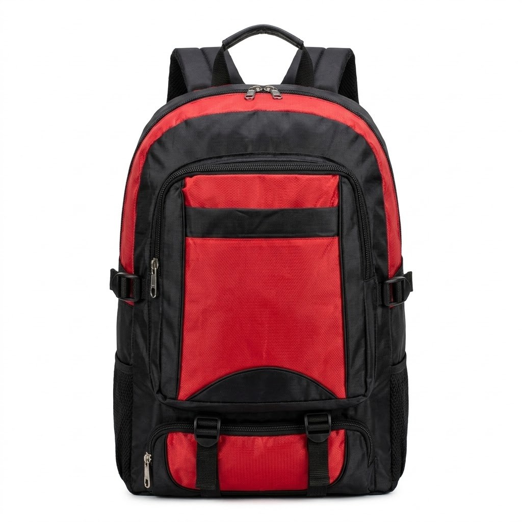 Mochila Grande Viagem Acampamento Trabalho Poliéster Reforçado Compartimento Expansível