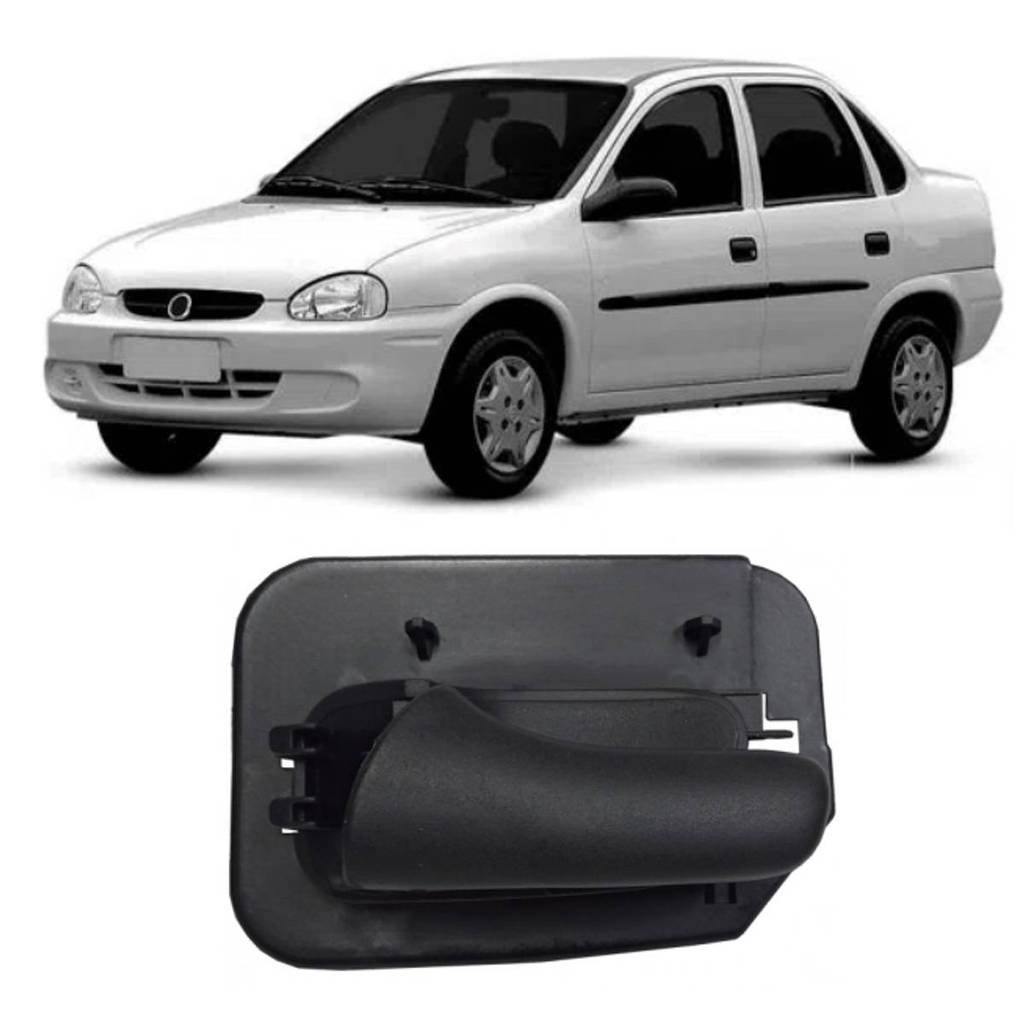 Imagem Macaneta Interna Preta Corsa 1994 a 2002 Classic 2004 2005 a 2016 Lado Esquerdo