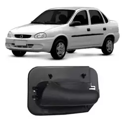 Macaneta Interna Preta Corsa 1994 a 2002 Classic 2004 2005 a 2016 Lado Esquerdo