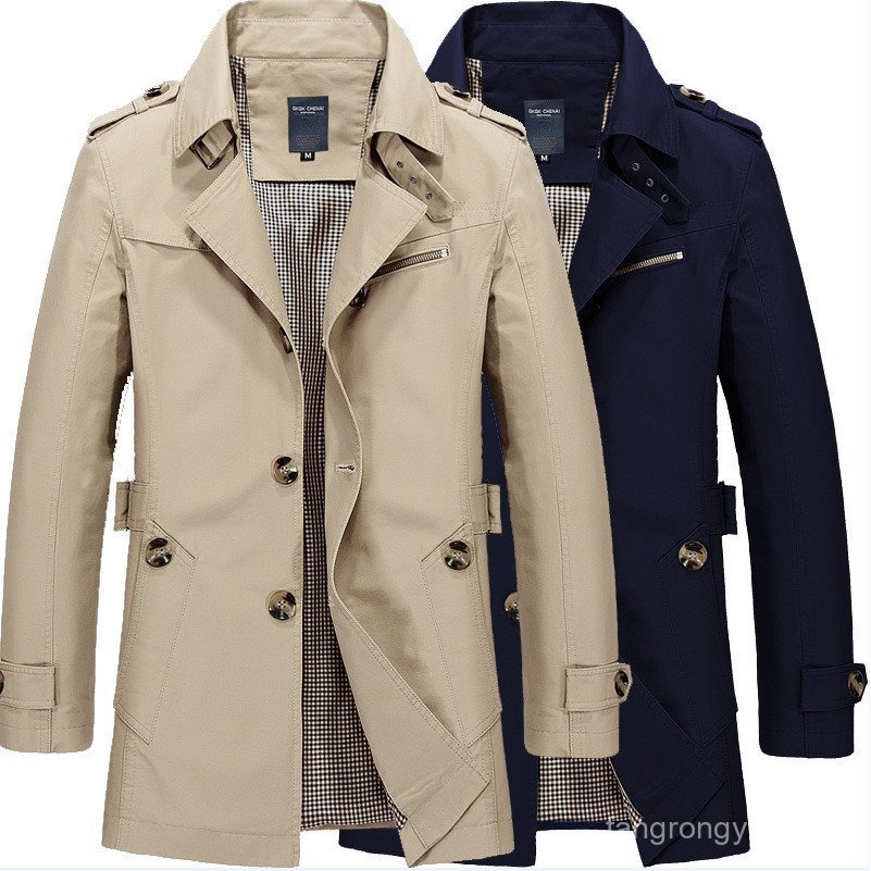 2020 primavera outono masculino novo estilo jaqueta masculina Casual lavável de meia-idade jovem fino ao ar livre jaquet