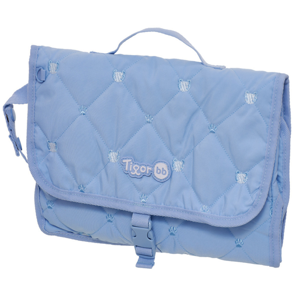 Trocador de Fralda Tigor T Tigre Comfy Bebê Menino Cor Azul Luxo Portátil Lavável Impermeável