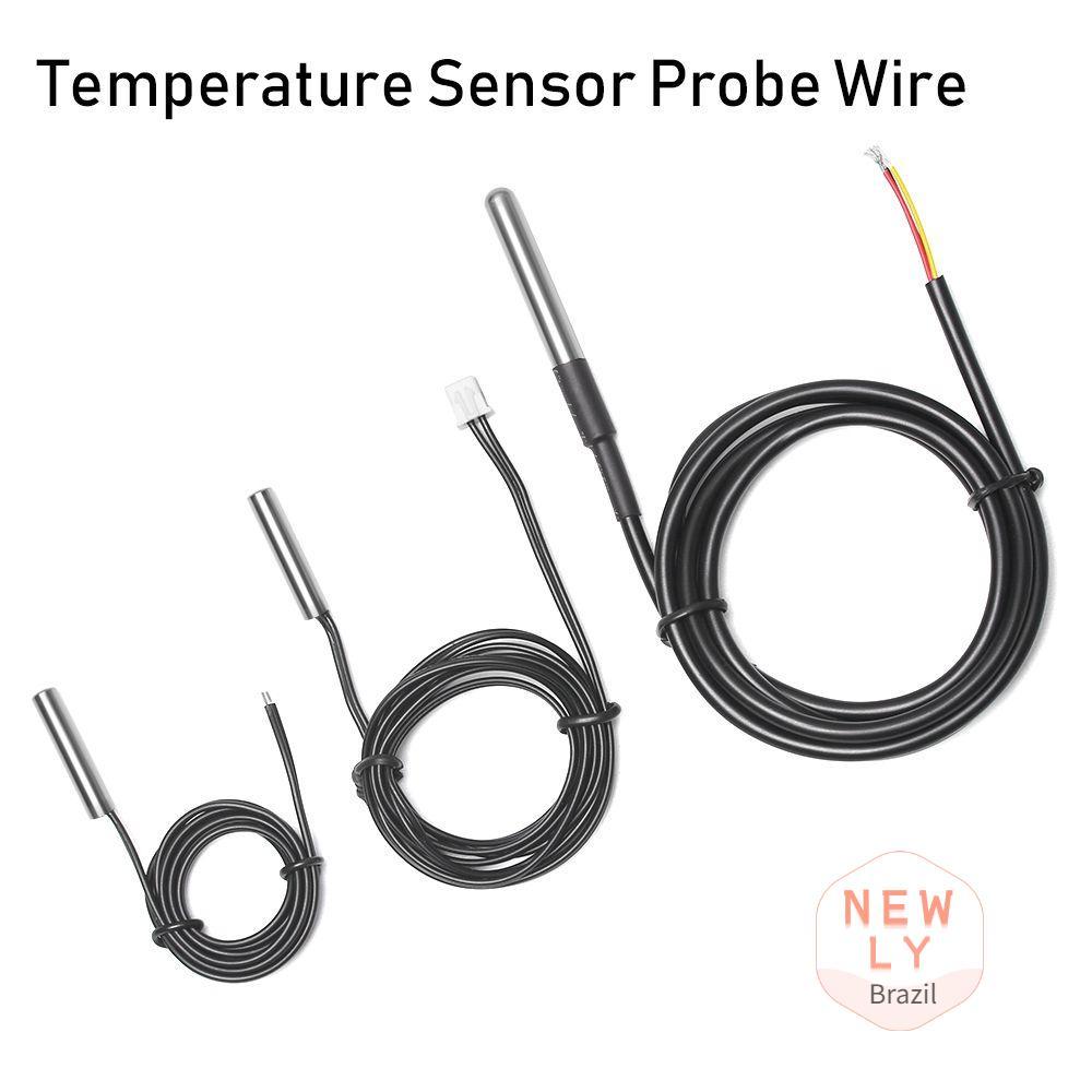 LIAYING 0.5M/1M/2M/5M/10M Sensor De Temperatura Acessórios DS18B20 Cabos Venda Quente B3950 10K Termistor NTC