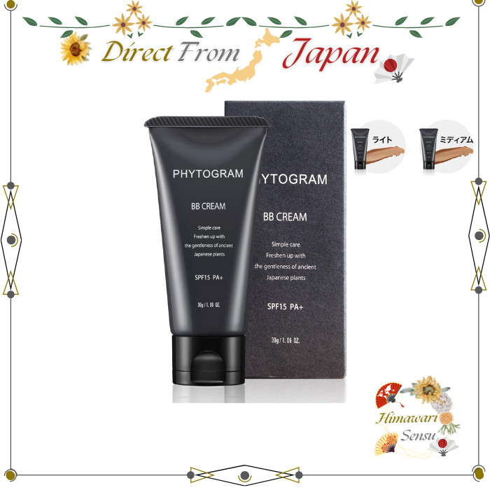 MEIKO PHYTOGRAM Men's BB Cream SPF15 PA+ Fragrance Free Makeup Base【 Direct from Japan 】