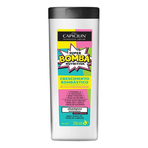 Capicilin Super Bomba Nutritiva Shampoo 250ml