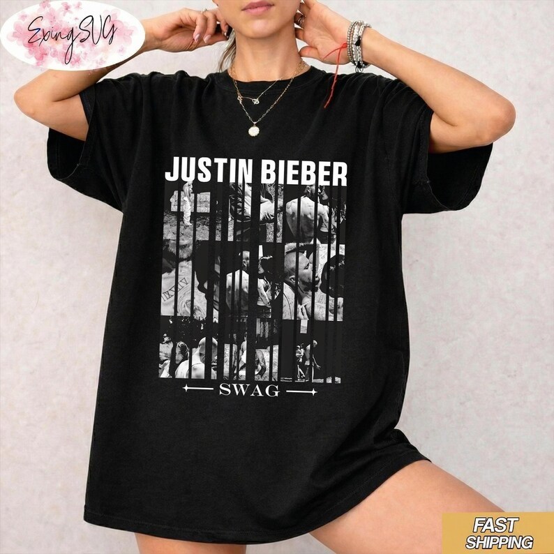 「BR.Moonlight」Camiseta Unissex Justin Bieber Coachella Estampa Evento Musical Confortável Divertida Estilosa Casual