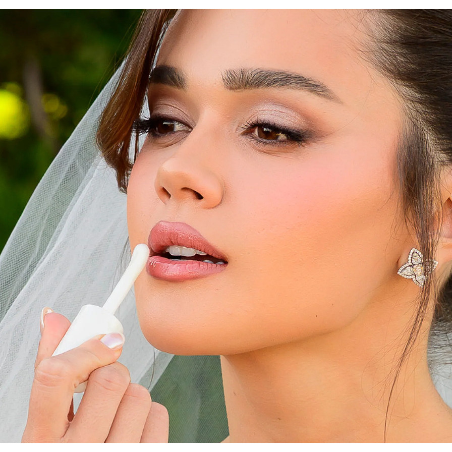 Kit Bride Casamento Gloss Iluminador e Blush Tom Prata Maquiagem