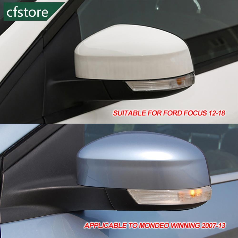 CFSTORE 1Pc Espelho Do Carro Sinal De Volta Canto Luz Capa Da Lâmpada Sombra Tela Para Ford Focus 2 3 2012-2018 Mondeo 2