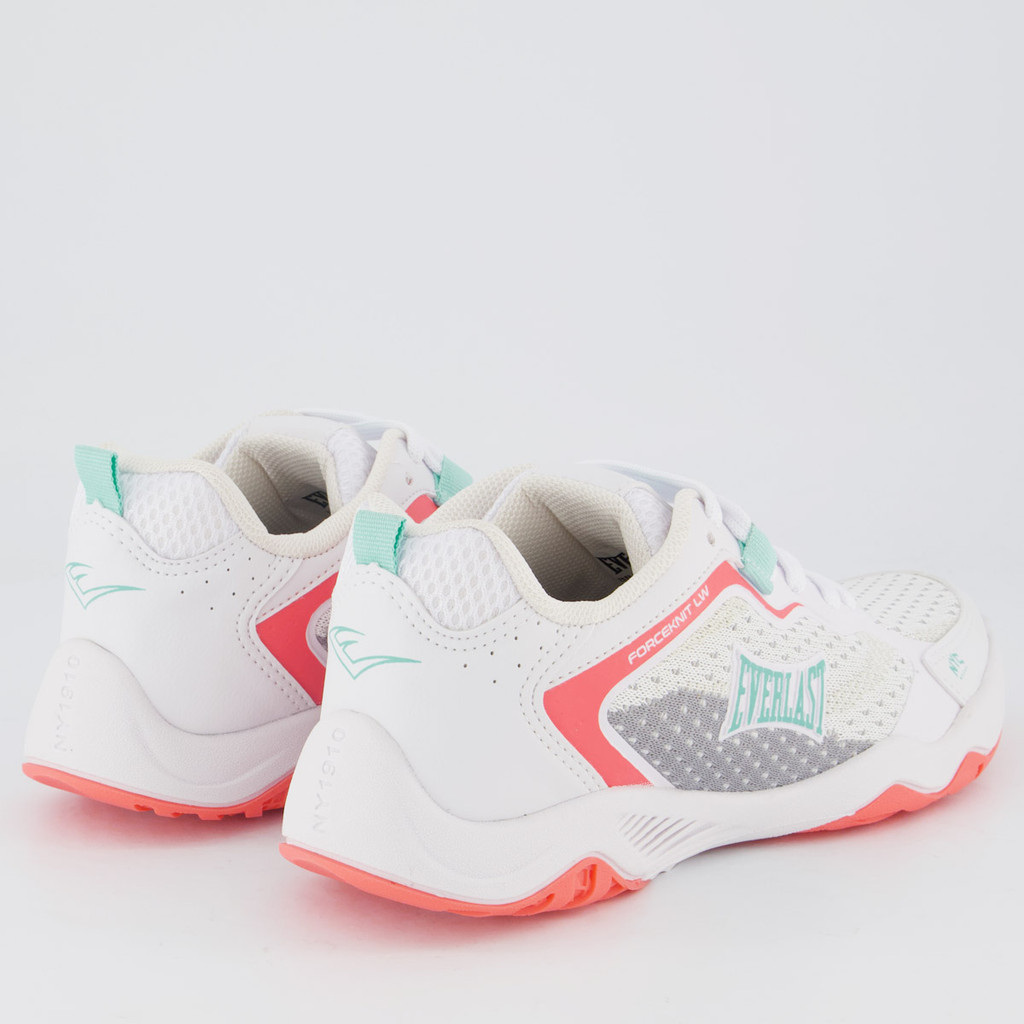 Tênis Everlast Forceknit Low Feminino Branco e Verde · foto 2