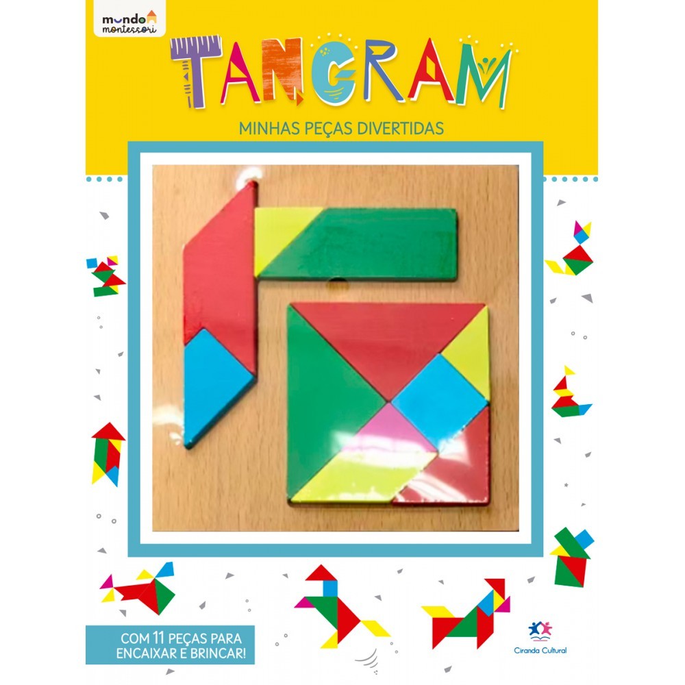 Livro Tangram - Com 11 peças para brincar e aprender