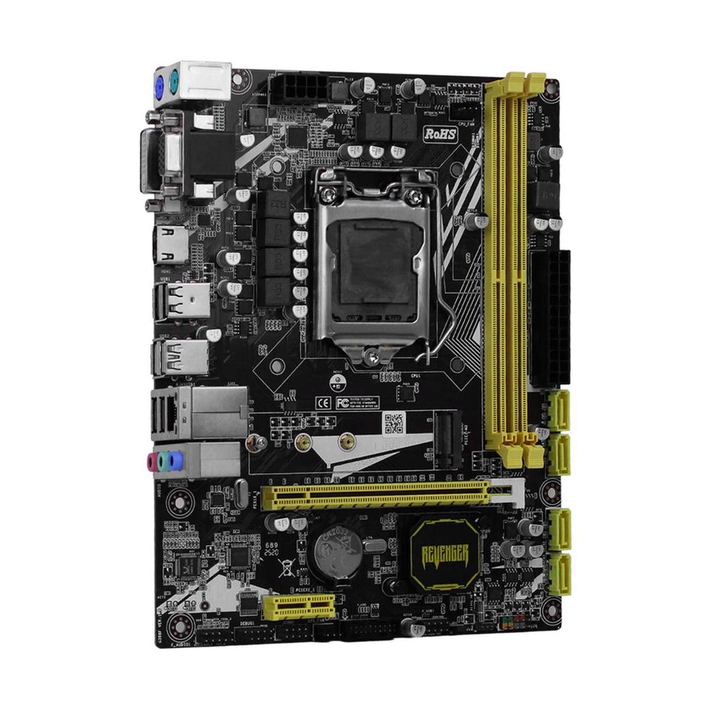 Placa Mãe LGA 1151 Para Processador Intel Core i3 i5 i7 8/9 Geração DDR4 Dual Channel 32GB Slot NVME M.2 SATA3