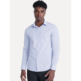 Camisa Aramis Masculina Cosmo Stretch Algodão Poliamida Azul Claro em Oferta na Shopee