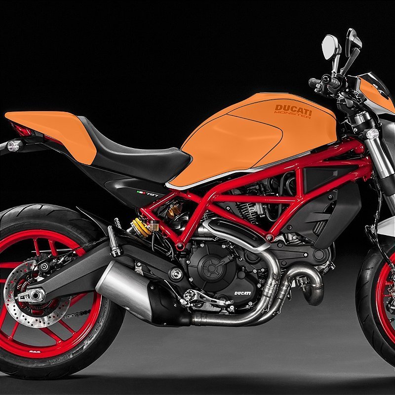 Película PPF Proteção Kit Full Moto Ducati Monster 797 2018 2019 2020 Transparente TPU Anti Risco