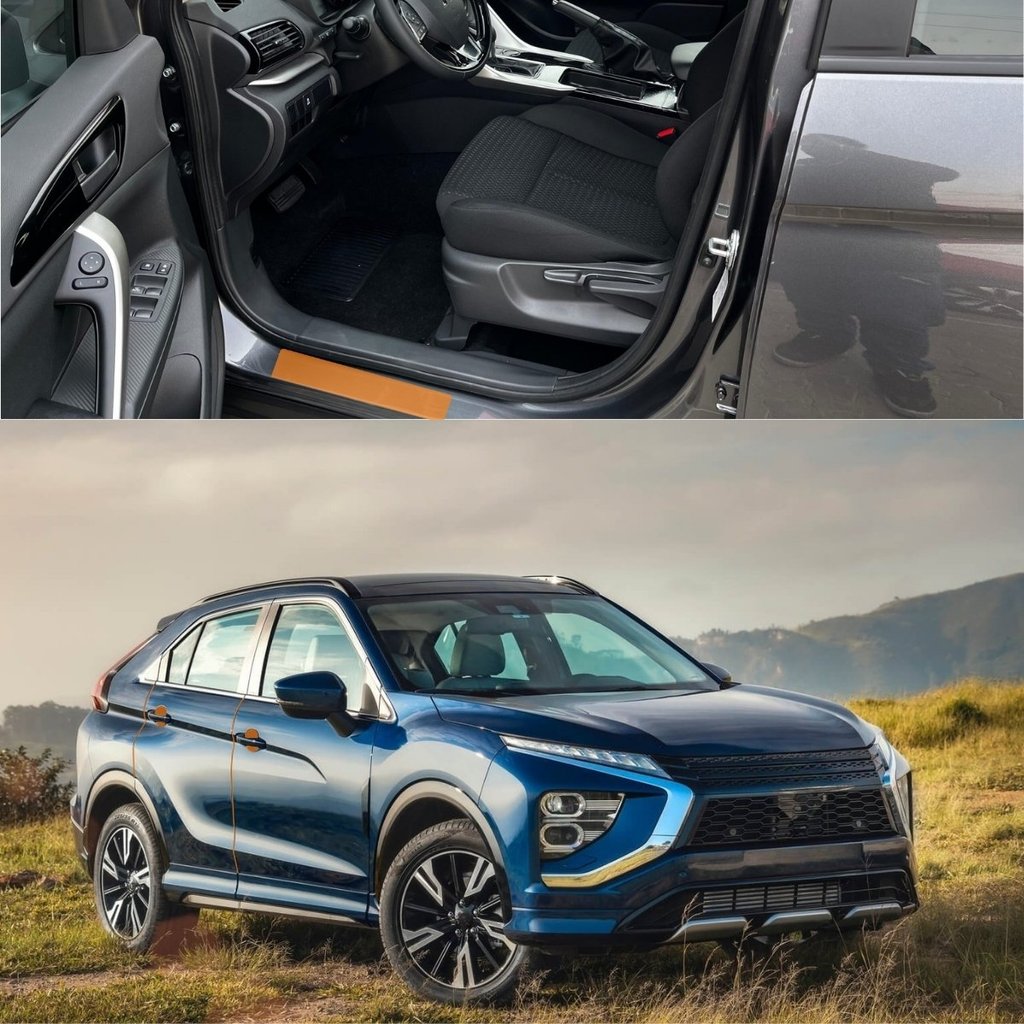 Película PPF Proteção Kit Interior Exterior Mitsubishi Eclipse Cross HPE 2026 Transparente TPU Anti Risco