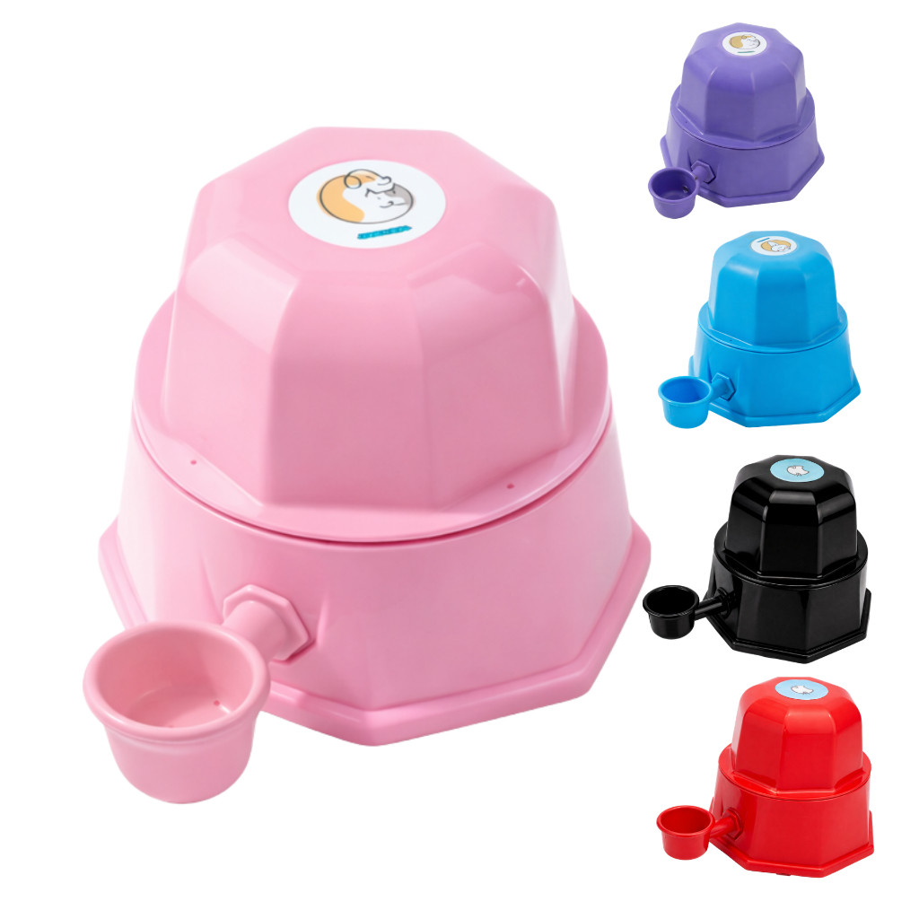 Bebedouro Automático Pet 2,3L para Gatos Cachorros Shih Tzu Pelo Longo Não Molha Pelos