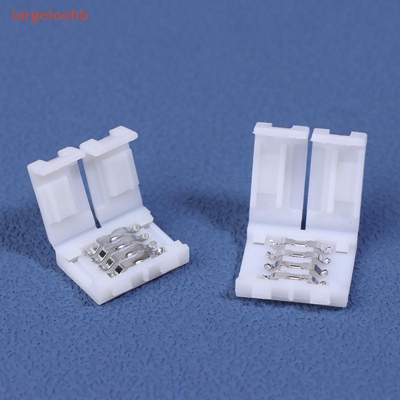 [largeloohb] 10 Unidades LED Strip Conector 8MM 10MM 2Pin 3Pin 4Pin 3528 5050 RGB Placa PCB Sem Solda De Cor Única Conec