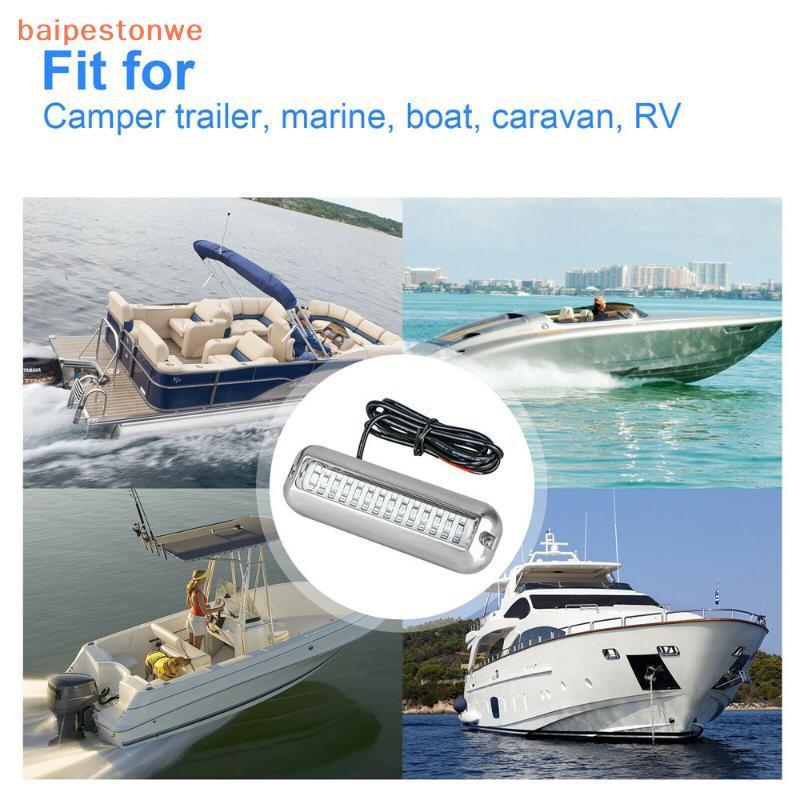 [baipestonwe] 2 Unidades 42 LED Sinal De Barco Marinho À Prova D'água Luz Subaquática Pontão Lâmpada De Popa Iate Cabine