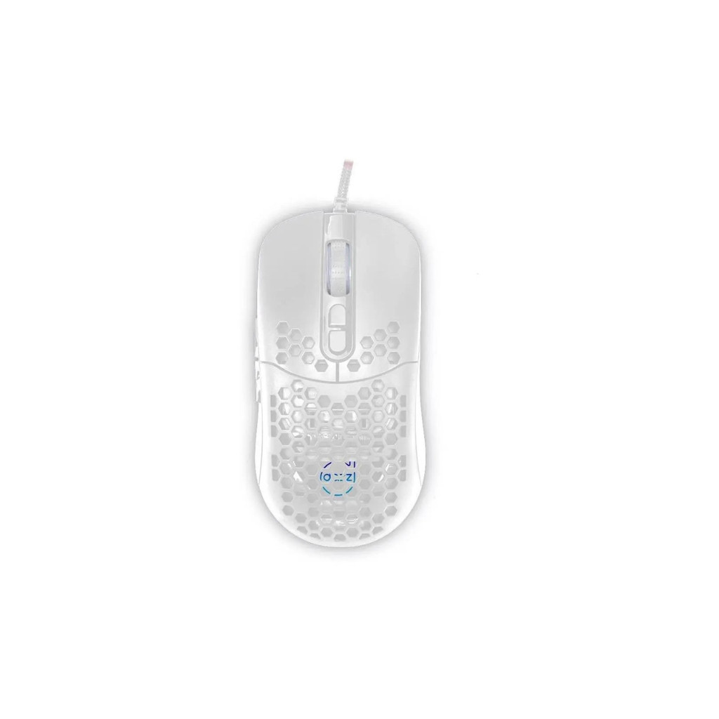 MOUSE GAMER DAZZ HORUS 12.000 DPI USB 2.0 BRANCO COM RGB