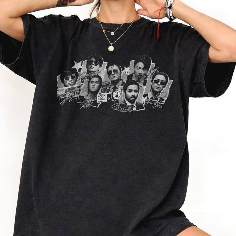 「Cute Girl」Camiseta Unissex BTS Kpop Tour 2026 Estampa Exclusiva Confortável Divertida Estilosa Moda Casual
