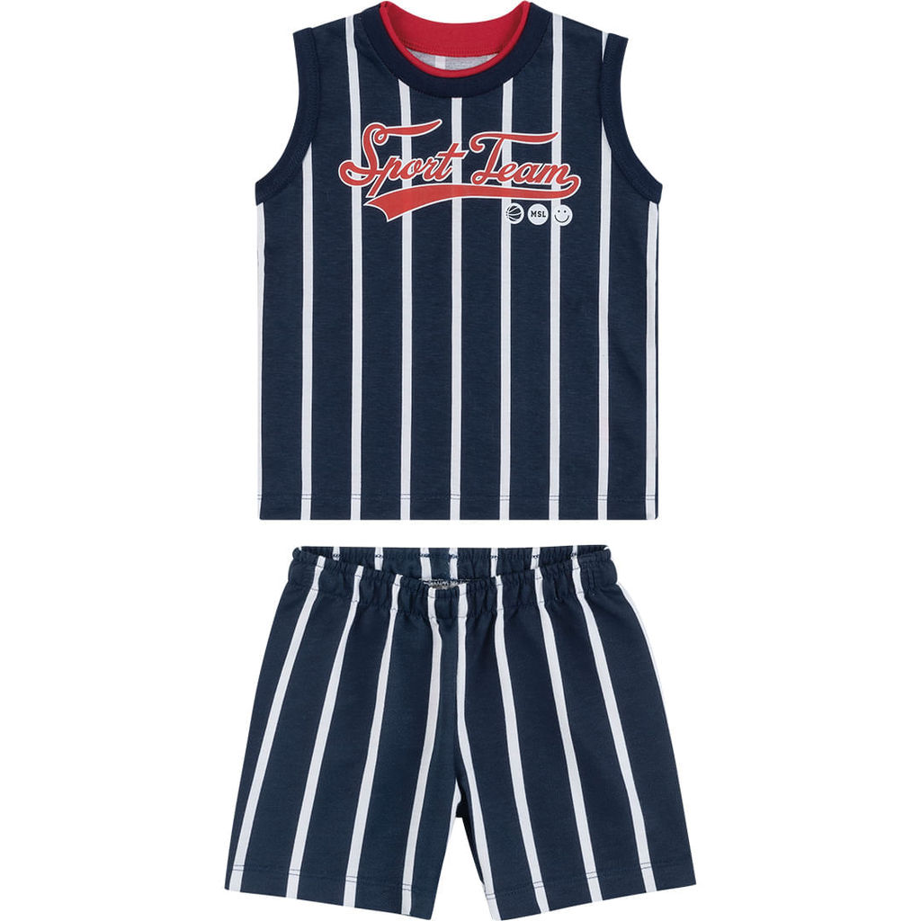 Conjunto Curto Sport Team Infantil Menino Marisol