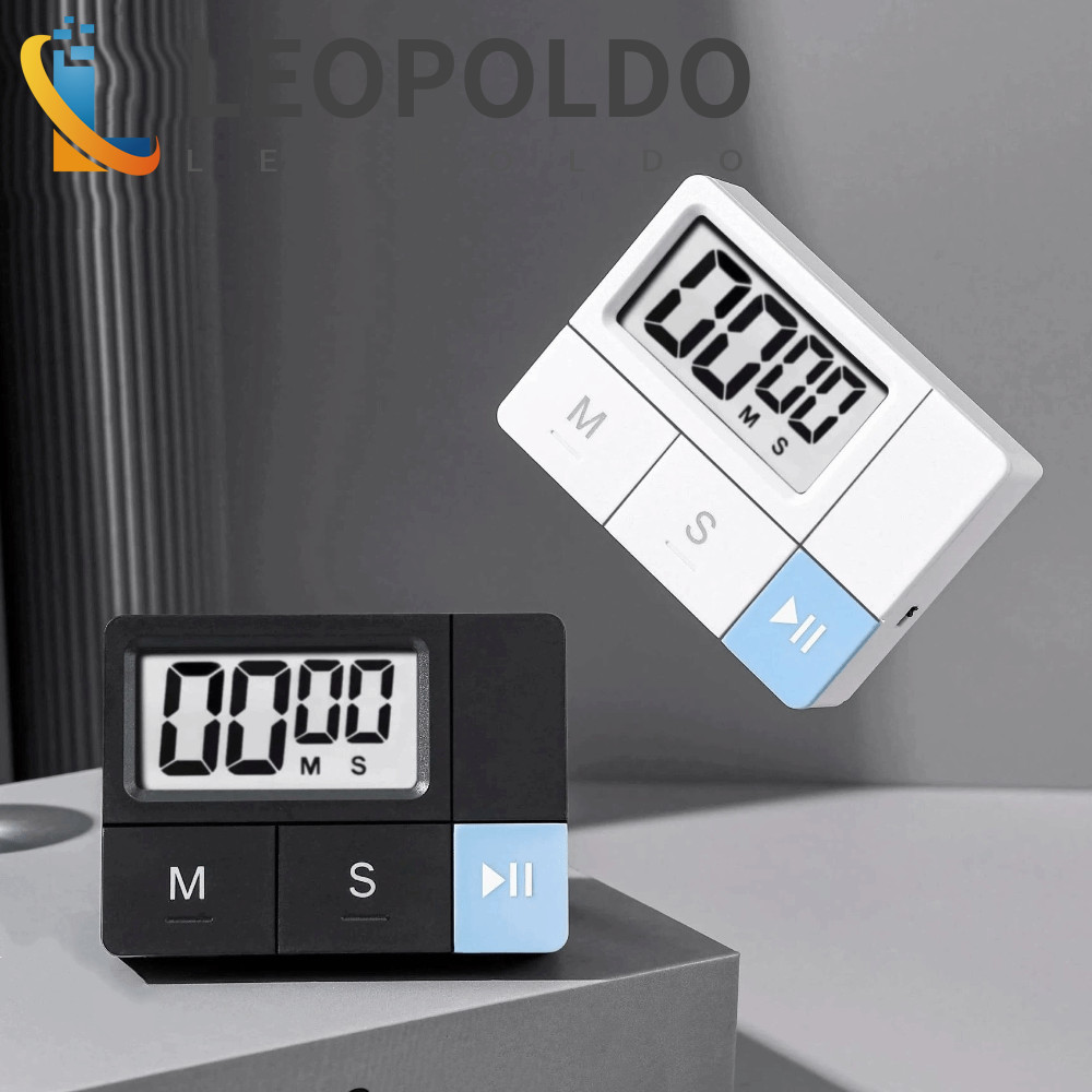 Temporizador Eletrônico De Cozinha LEOPOLDO , Digital De Autodisciplina Com Display Visual , Mecânico