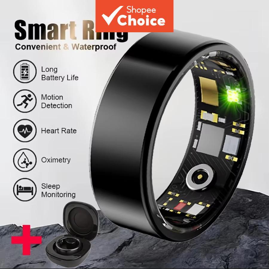 Novo Anel Inteligente à Prova D’água - Monitoramento de Saúde, Tirar Fotos, Registro de Exercícios, Conexão Bluetooth,