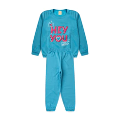 Conjunto Feminino Infantil Mais Felicidade
