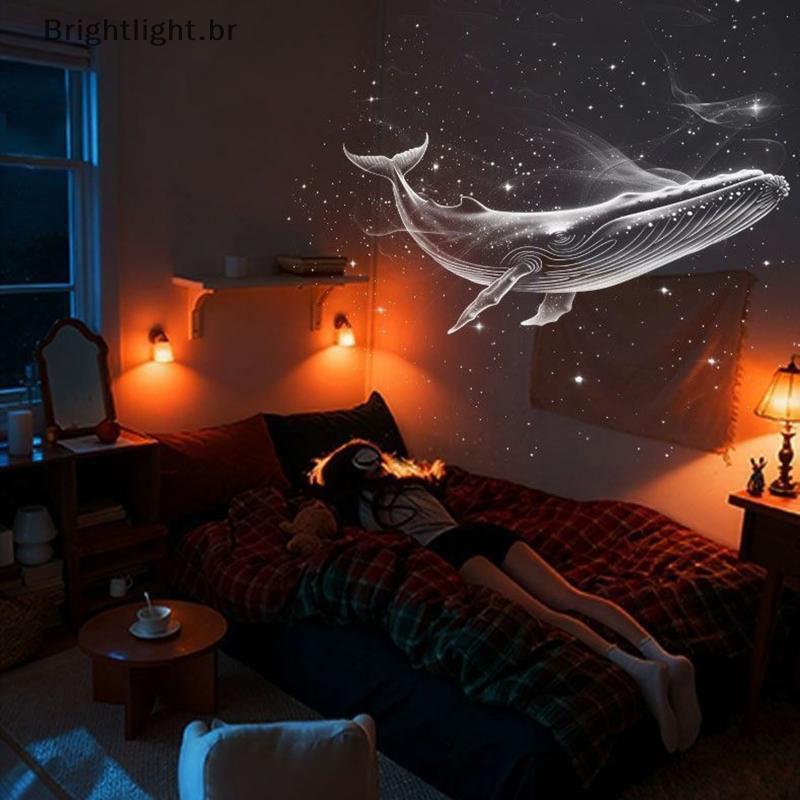 [brightlight.br] Mini Galaxy Star Projetor 2 Em 1 Luz Noturna LED Lâmpada Ambiente De Céu Estrelado Para Quarto , Sono E
