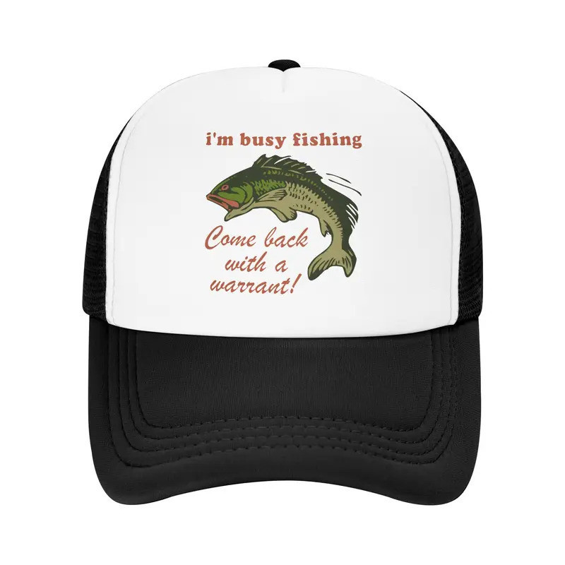 Boné De Beisebol Clássico De Pesca Vem Para Chapéu De Caminhoneiro Ajustável Snapback Ao Ar Livre