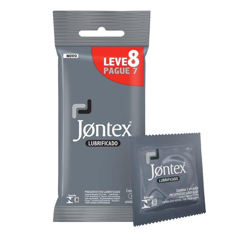 PRESERVATIVO CAMISINHA JONTEX LUBRIFICADO - LEVE 8 PAGUE 7 UNIDADES
