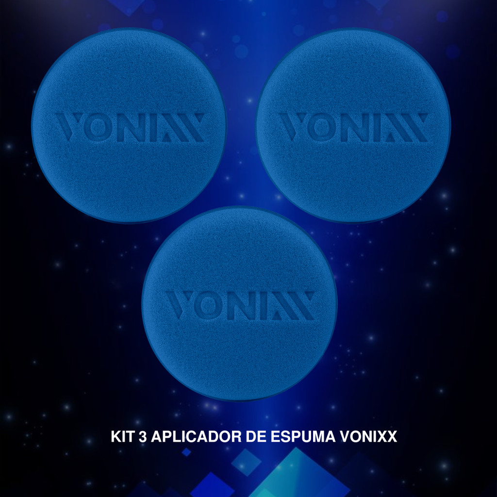KIT 3 APLICADOR DE ESPUMA VONIXX