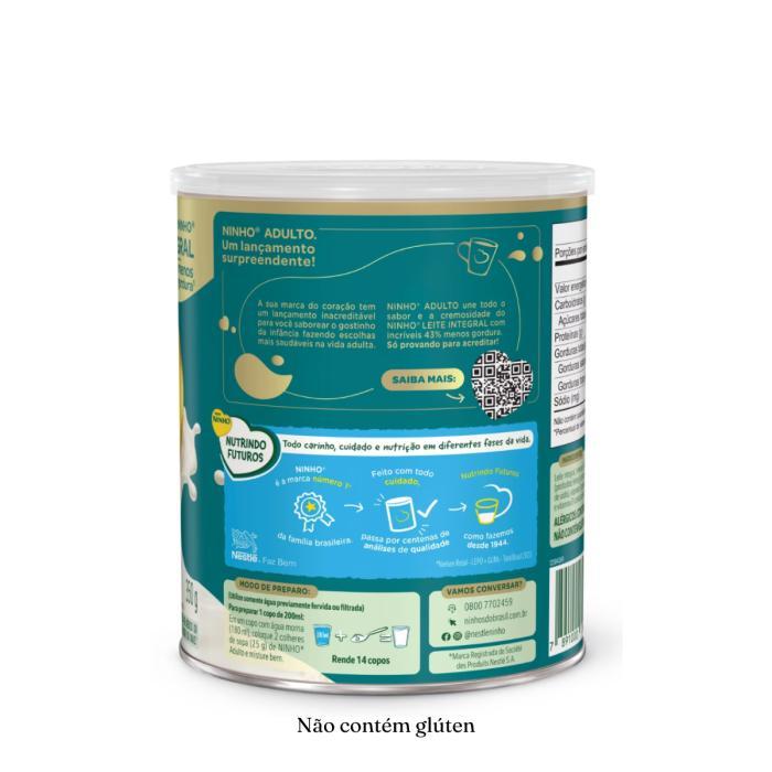 Leita Ninho Adulto Semidesnatado Lata 350G — imagem 2 de 2
