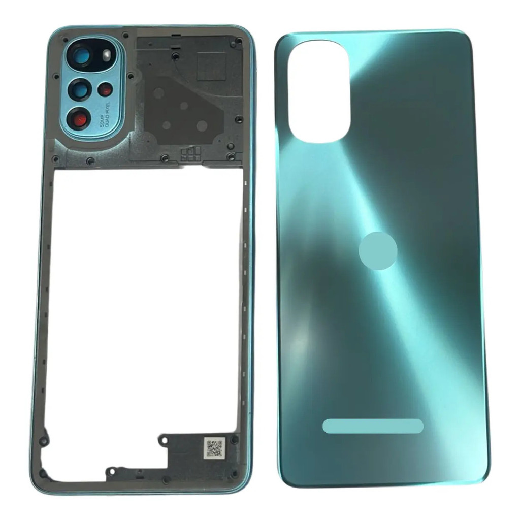 Carcaça Lateral + Tampa Traseira Para Motorola G22 Xt2231 Azul