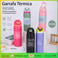 Garrafa Térmica 945ml Grande Capacidade – Ideal para Esportes ao Ar Livre e Viagens