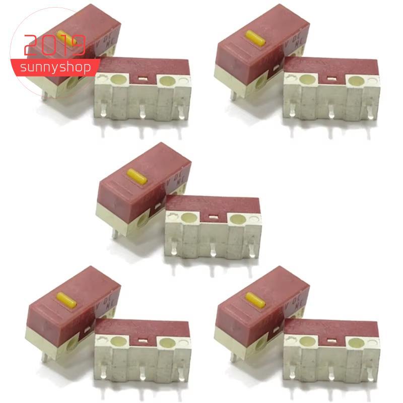 [Bestseller S] Conjunto De Microinterruptor De Botão Micro-Muto Para Mouse HUANO-10 Unidades , 3 Pinos , Cliques De 20 M