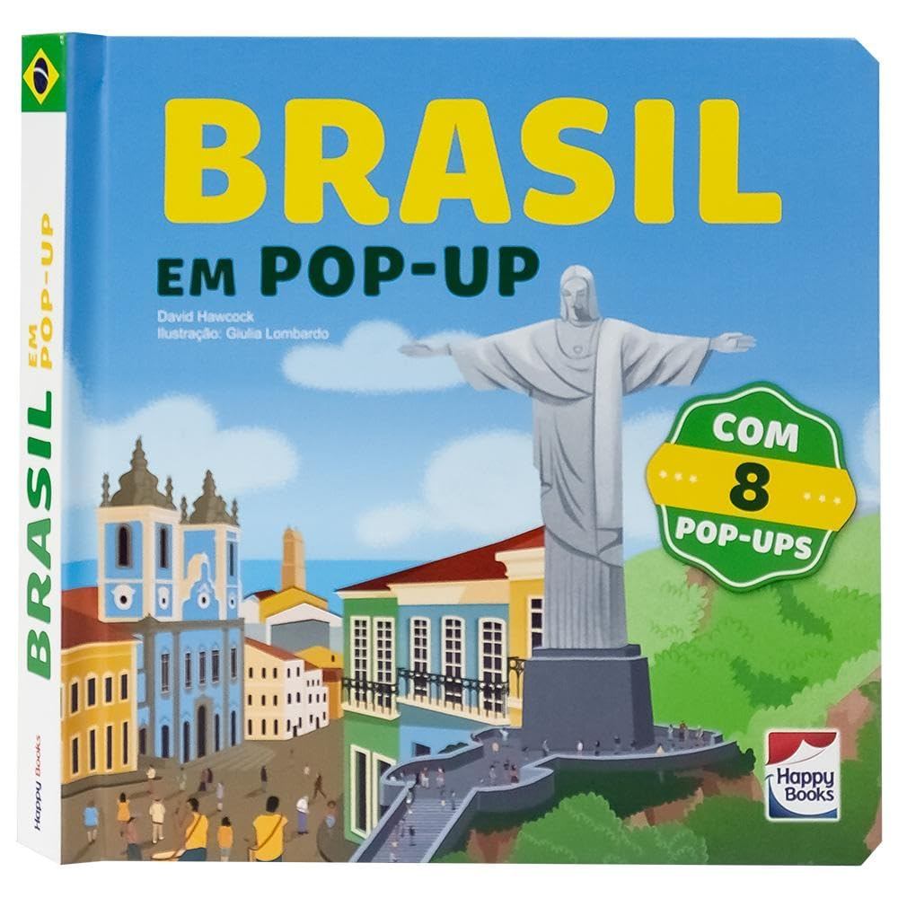Livro Brasil em Pop-Up C/ 8 Pop-ups - Capa dura