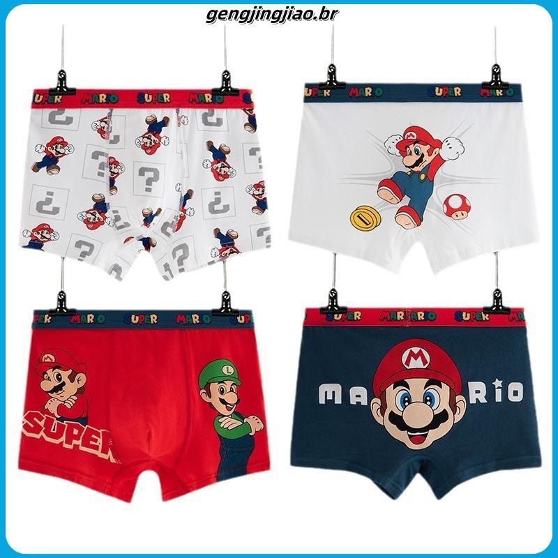 4 Pçs/set Meninos Cueca Algodão Spider-Man Pokemon Pikachu Super Hero Cuecas Respirável Para Crianças Boy New 8442 874