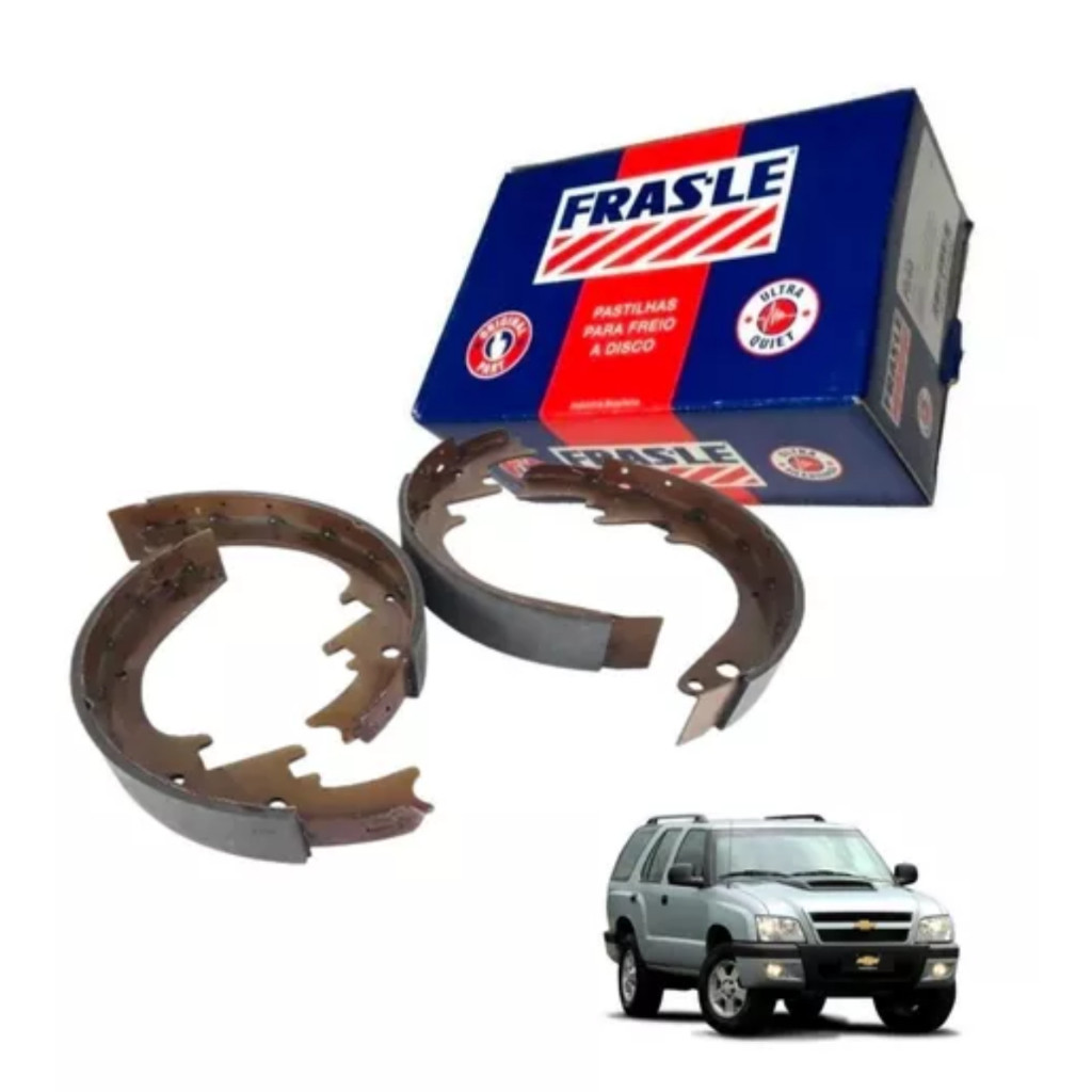 Sapata De Freio Lona traseira S10 Blazer 4 Cil. 1995 A 2012 Frasle