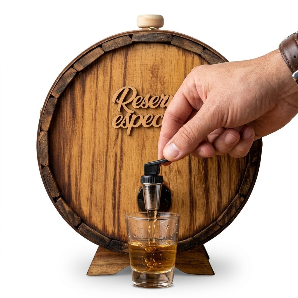 Barril Para Cachaça Corote De Madeira Reserva Especial Área Bar