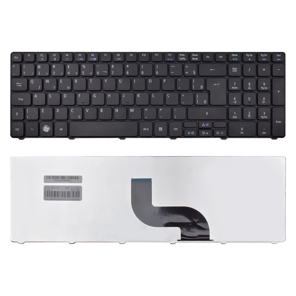 Teclado para Notebook Acer Part Number PK130PI1B27 ABNT2 - F3 Bluetooth