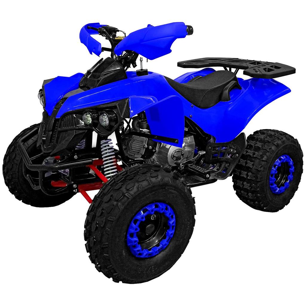 Quadriciclo Atv 125cc Gasolina P Elétrica com Ré 0 km Freio a Disco 4T - TATV125 - Azul