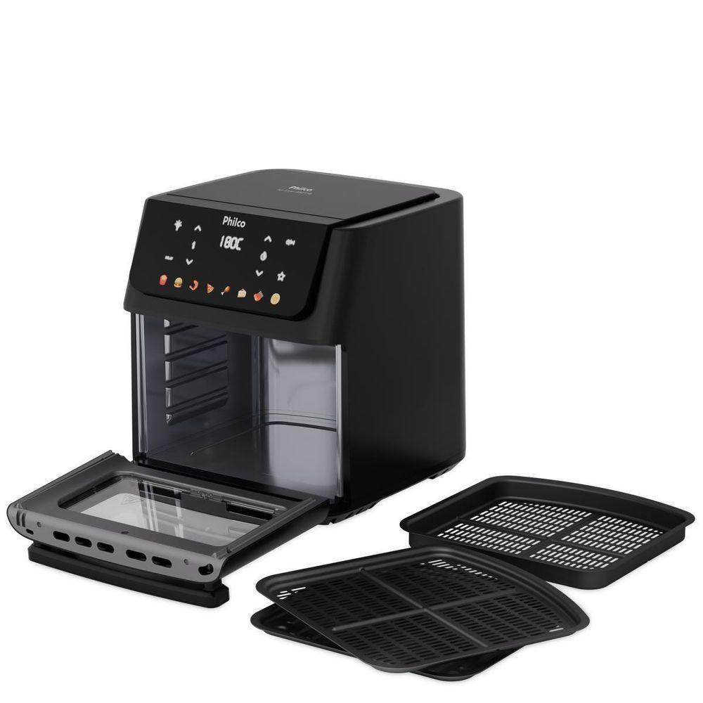 Fritadeira Air Fryer Philco PAF11B 11L 1800W Digital com 8 Funções e Timer Preto 110V