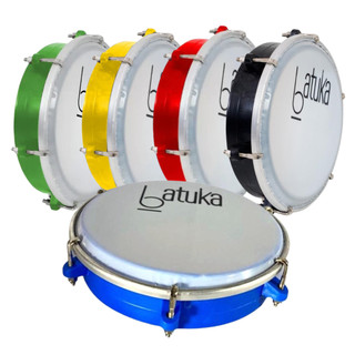 Tamborim Batuka 6'' ABS Pele Leitosa Marca Luen