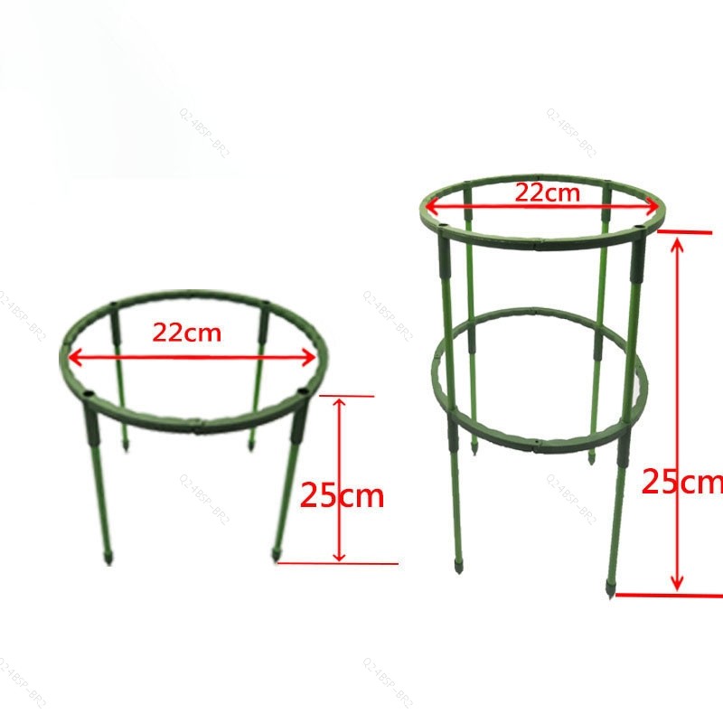 Flores De Plástico Planta Suporte Pilha Redondo Para Tomate Estufa Haste Pomar Jardim Bonsai Ferramenta BR24B2