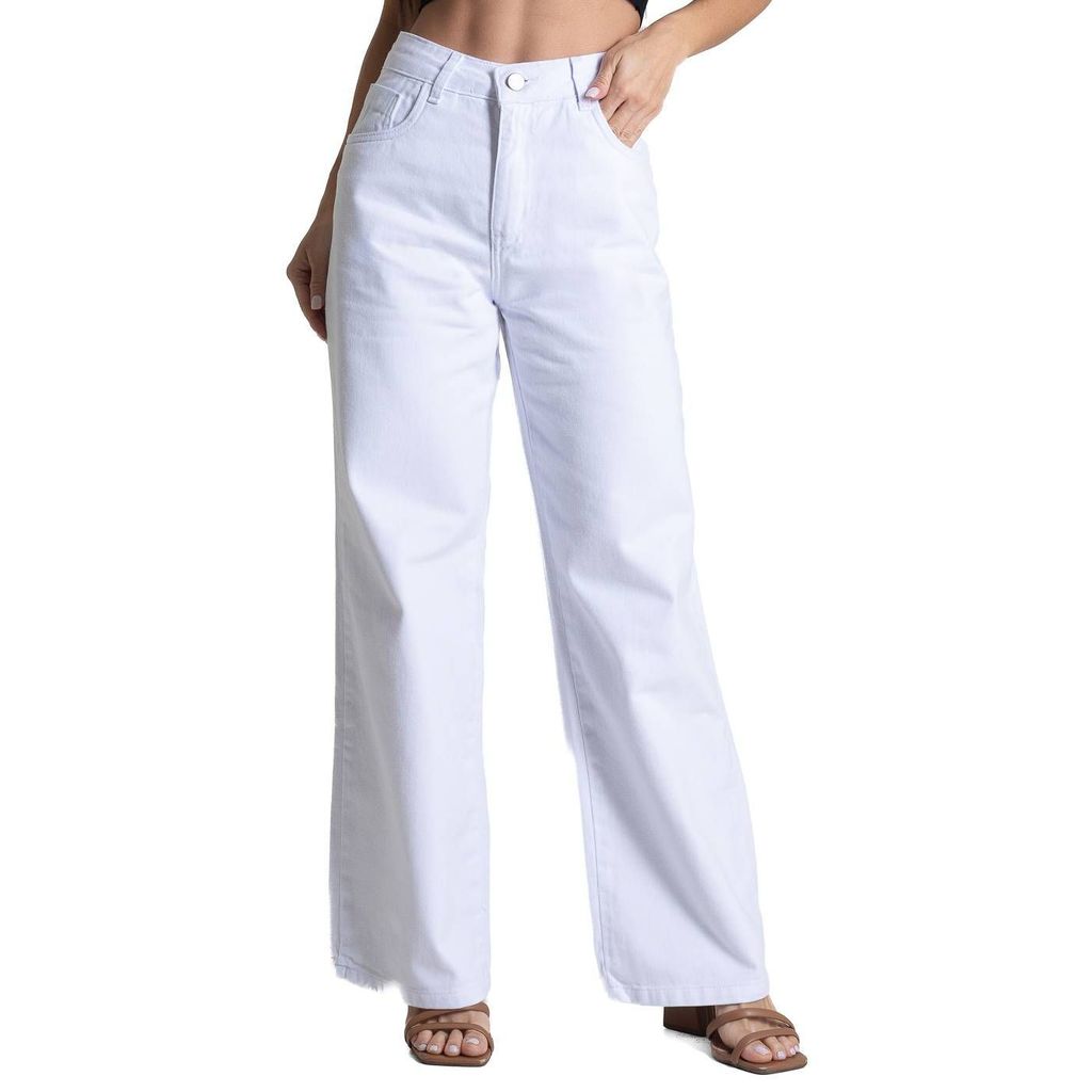 Calça Sarja Sawary Wide Leg Petit - 283151