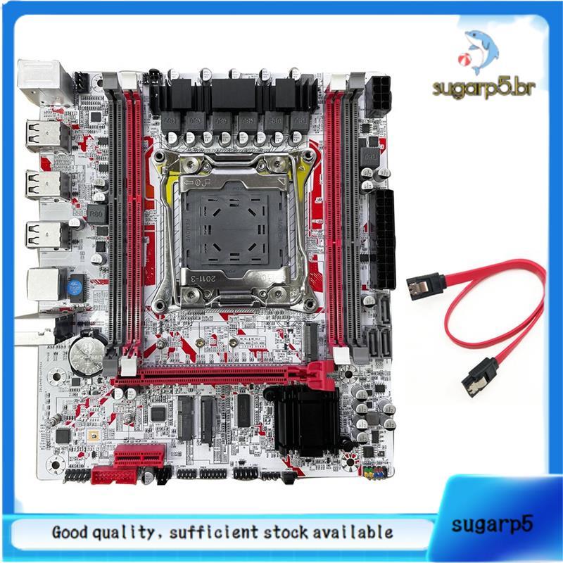 X99G757 Placa-Mãe Para Jogos De Mesa X99 LGA 2011-3 DDR3 HM55 Chip Suporte E5 2666/2673/2676/2678/2696 V3 CPU